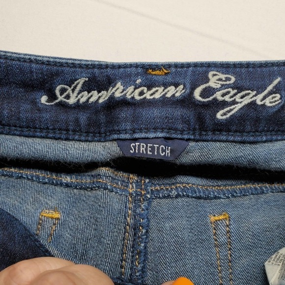 American Eagle Stretch Jegging Size 2 Excellent Condition - Picture 3 of 10